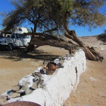 Remains of the Salpeter war in the Salitrera de Dolores (between Iquique and Arica)